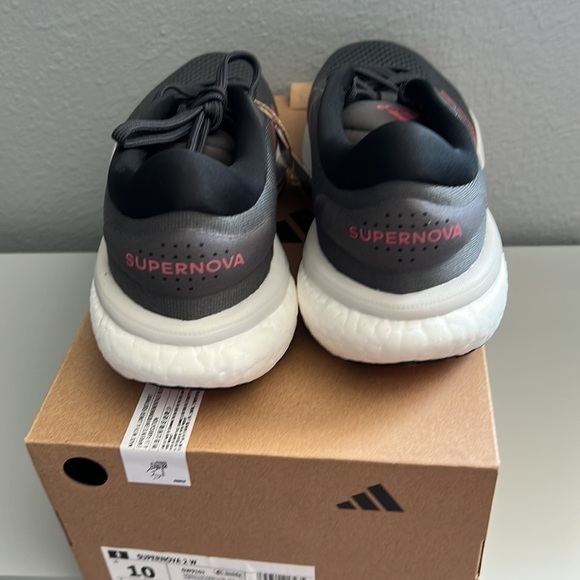 Adidas Womens Supernova 2.0 Running Shoes grey pink size 10 - Picture 5 of 6